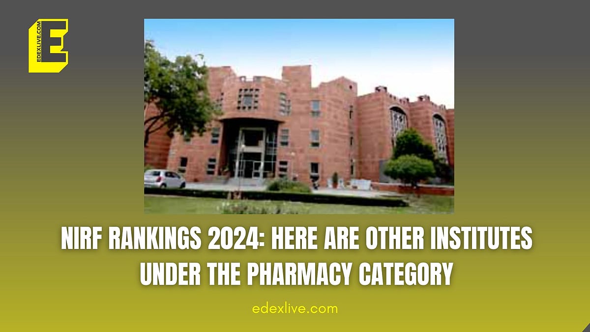 NIRF Rankings 2024 Here are other institutes under the Pharmacy category